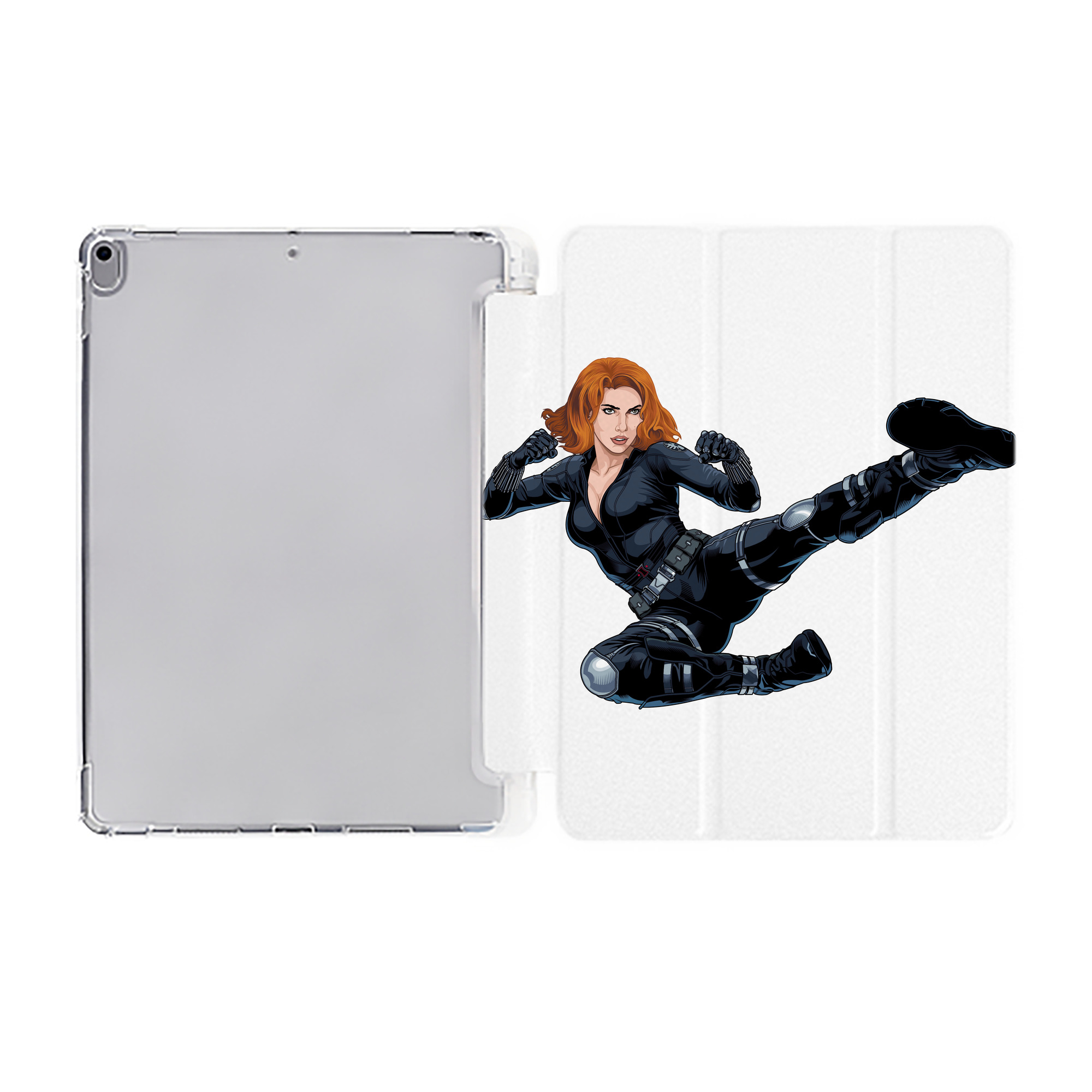 （画像用） アベンジャーズ The Avengers IPad ケース ペン収納付き 三つ折りスタンド PUレザー×シリコン 対応機種9.5/10.5/10.9インチ